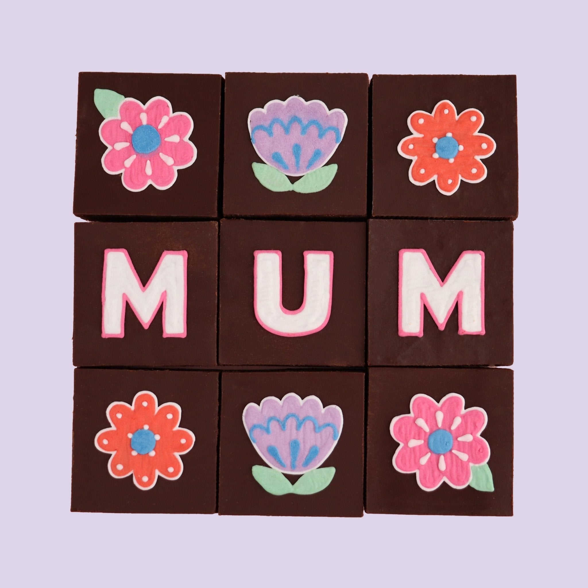 Mother's Day Brownies - Biscuiteers