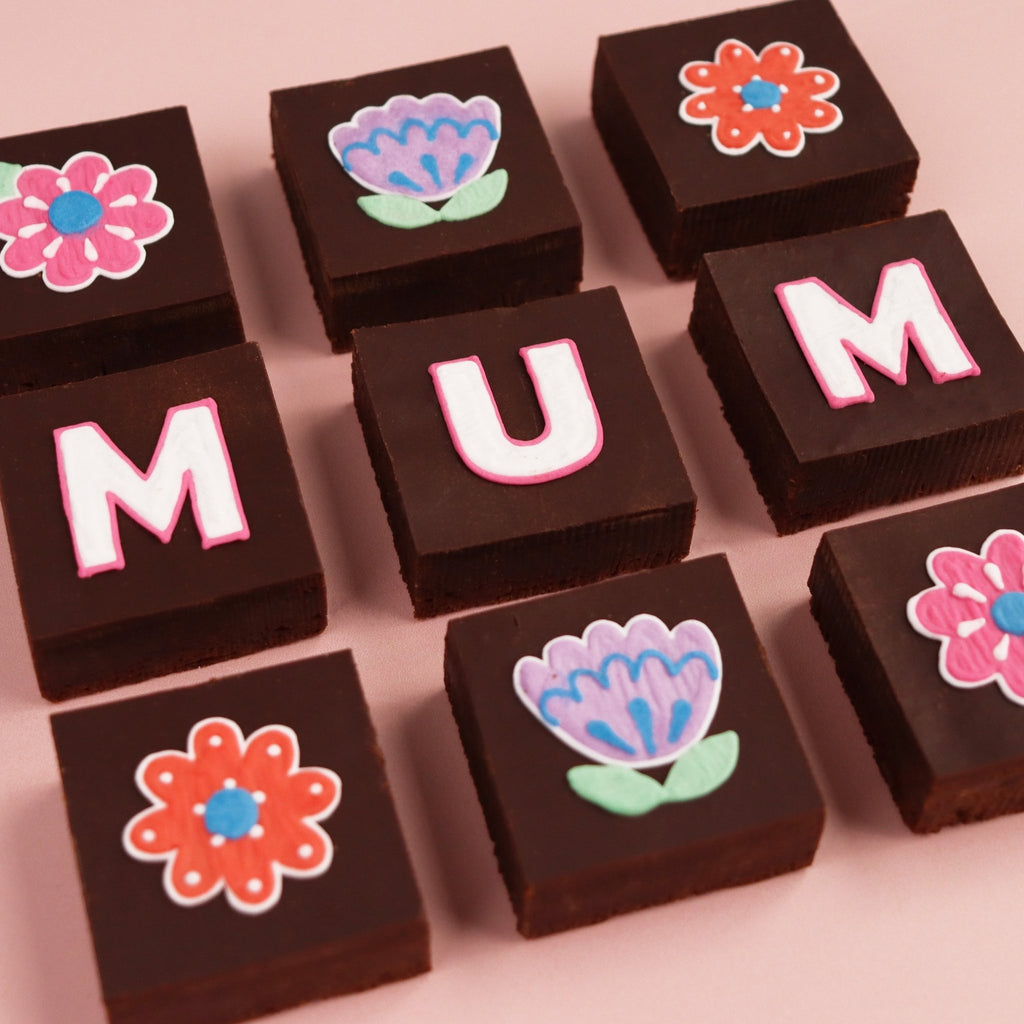 Mother's Day Brownies - Biscuiteers