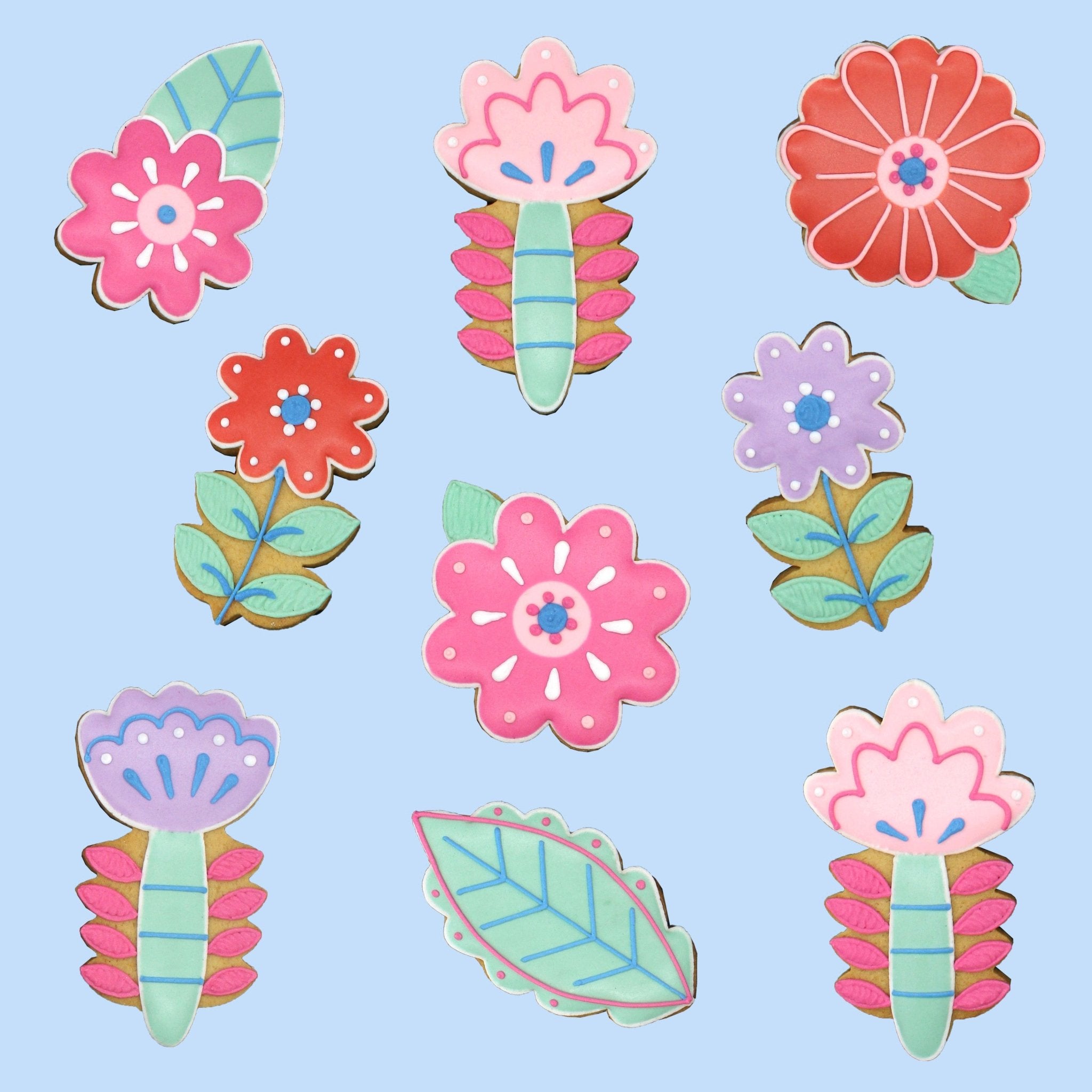 Mother's Day Flowers Biscuit Tin - Biscuiteers