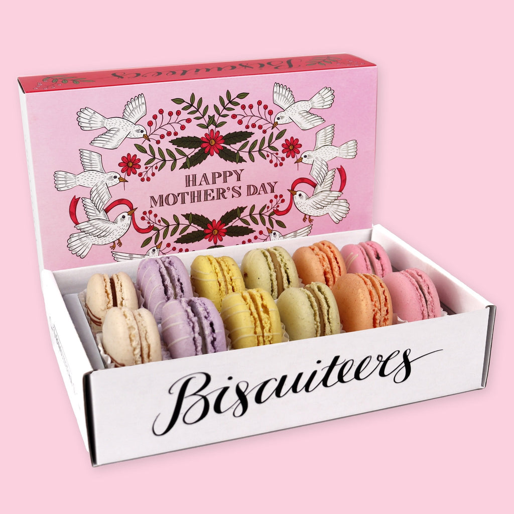 Mother's Day Macaron Gift Box - Biscuiteers