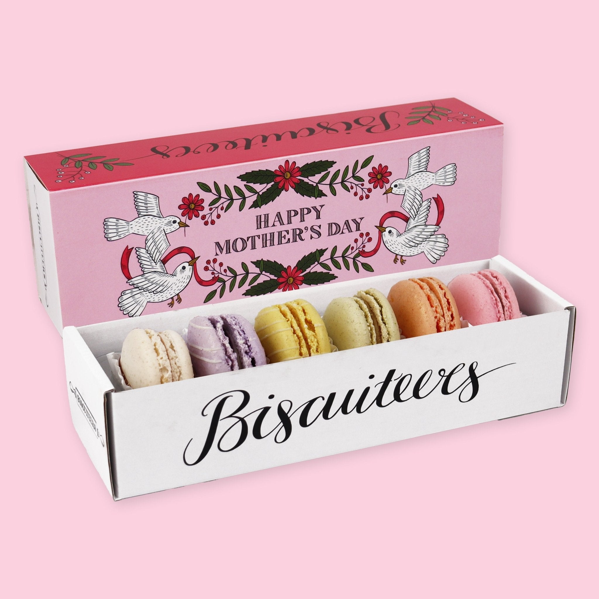 Mother's Day Macaron Mini Gift Box - Biscuiteers