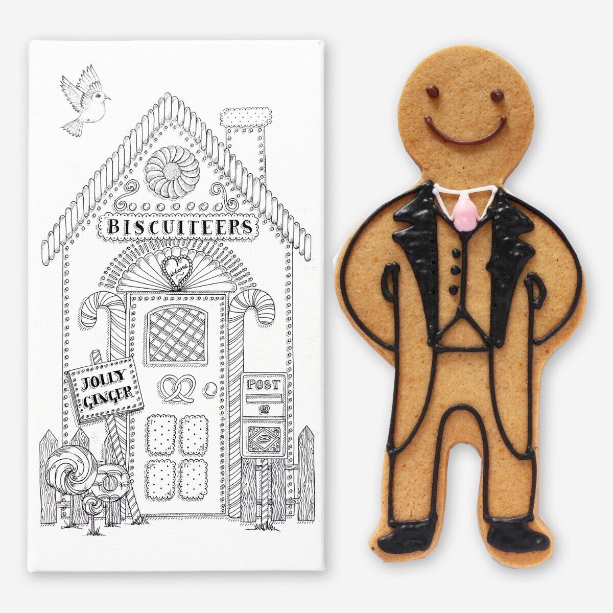 Mr And Mrs Engagement Mini Gift Box - Biscuiteers