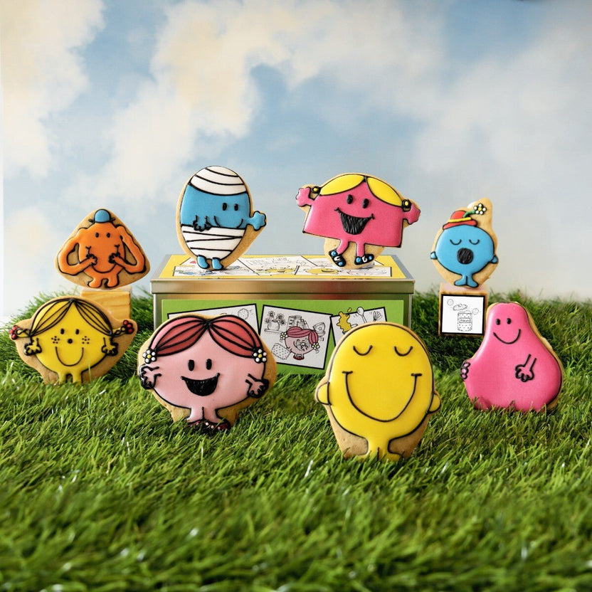 Mr Men Biscuit Tin Open