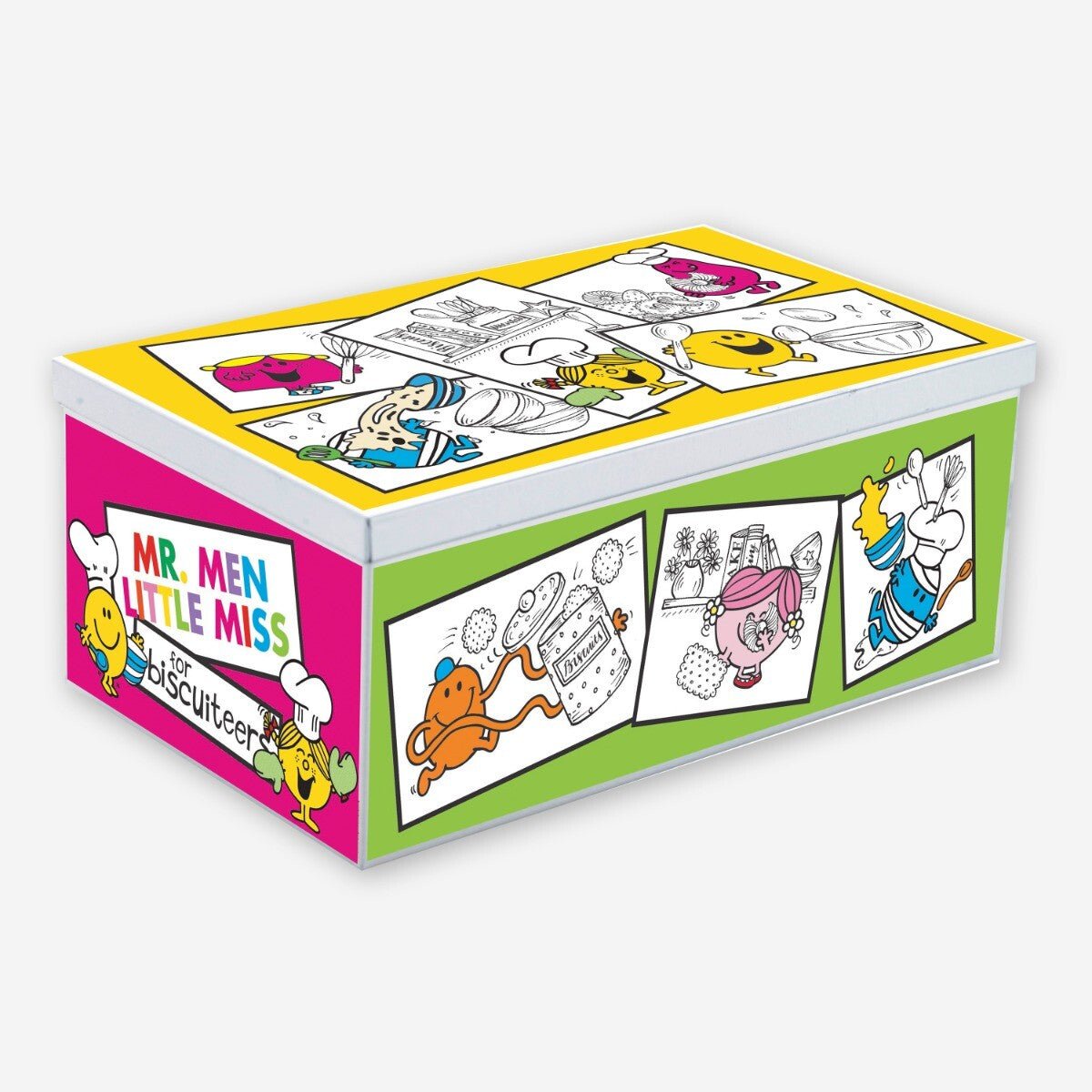Mr Men And Little Miss Biscuit Tin - Biscuiteers