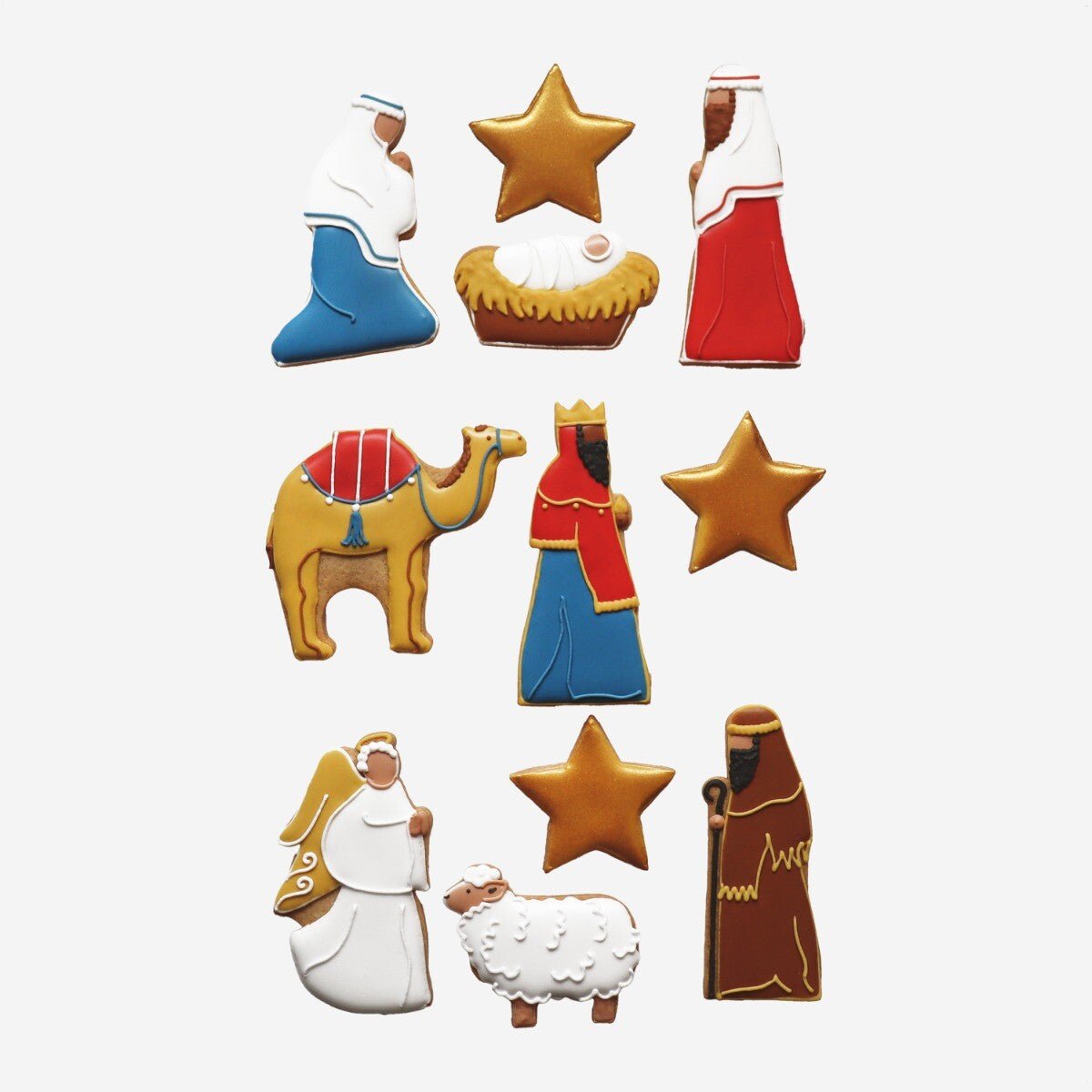 Nativity Christmas Biscuit Tin - Biscuiteers
