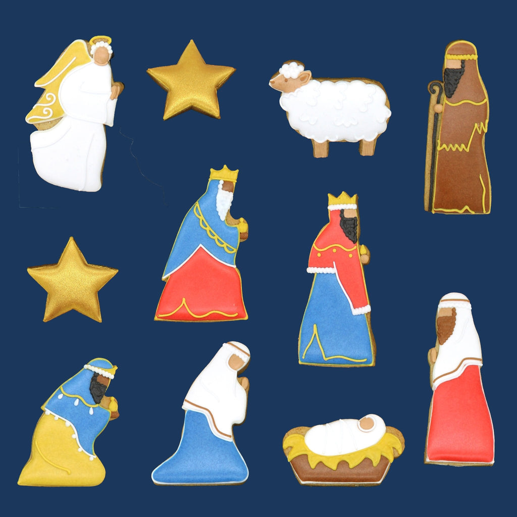 Nativity Christmas Biscuit Tin - Biscuiteers