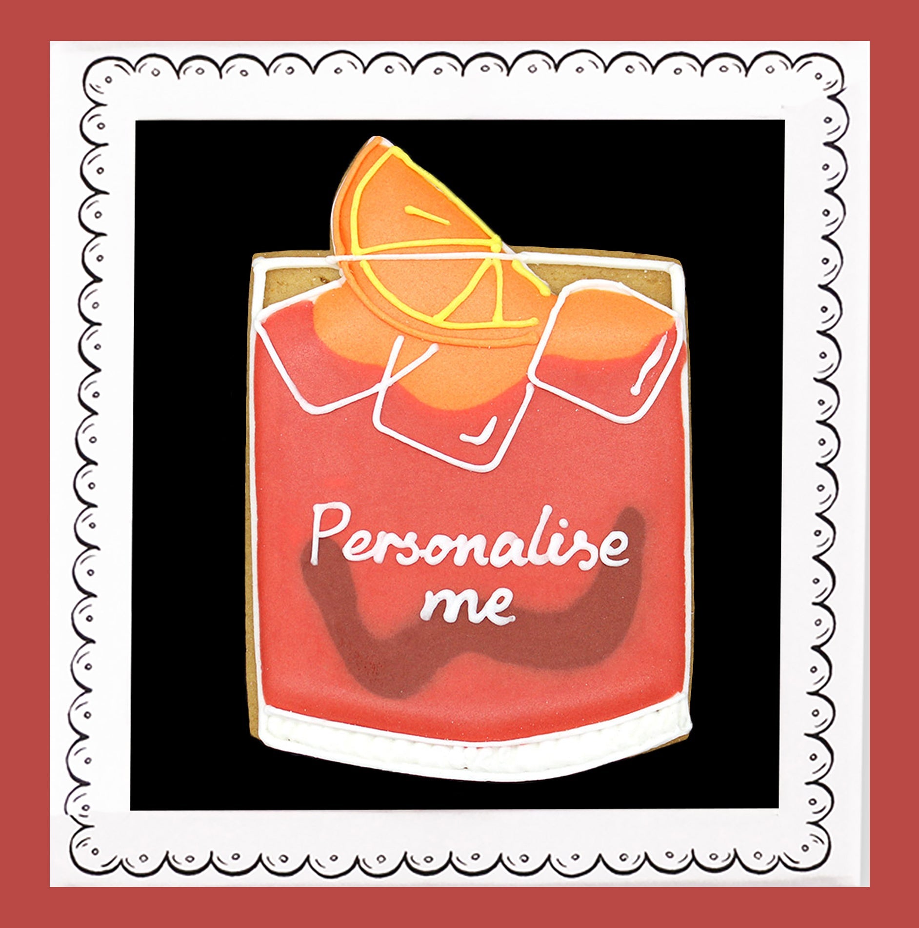 Negroni Lovers Gift Box - Biscuiteers