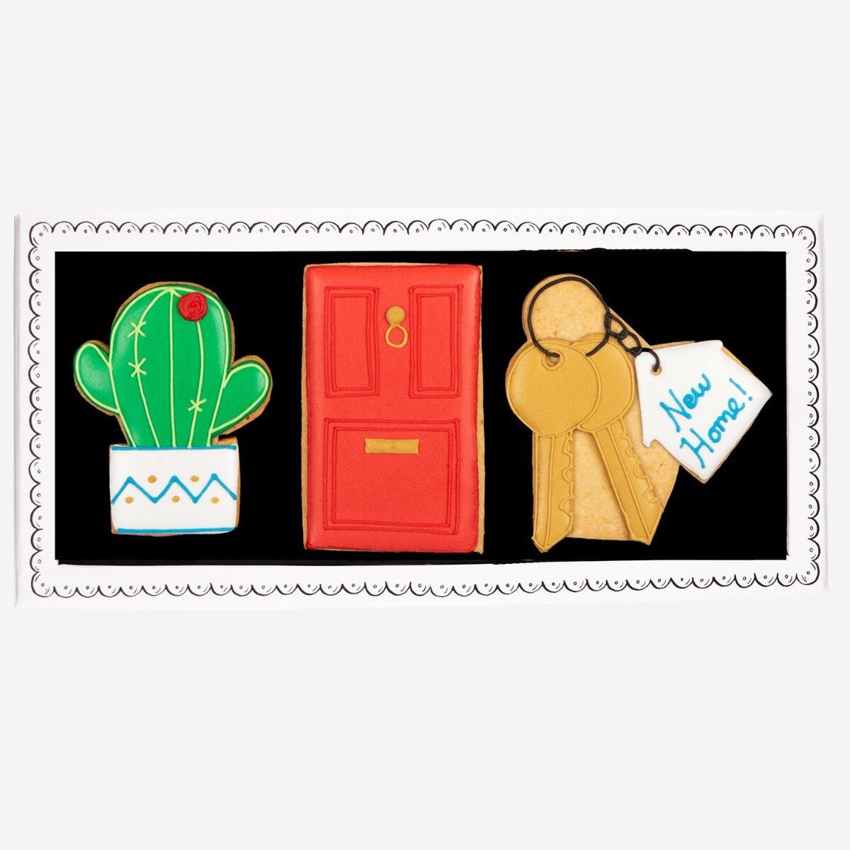 New Home Letterbox Biscuits - Biscuiteers