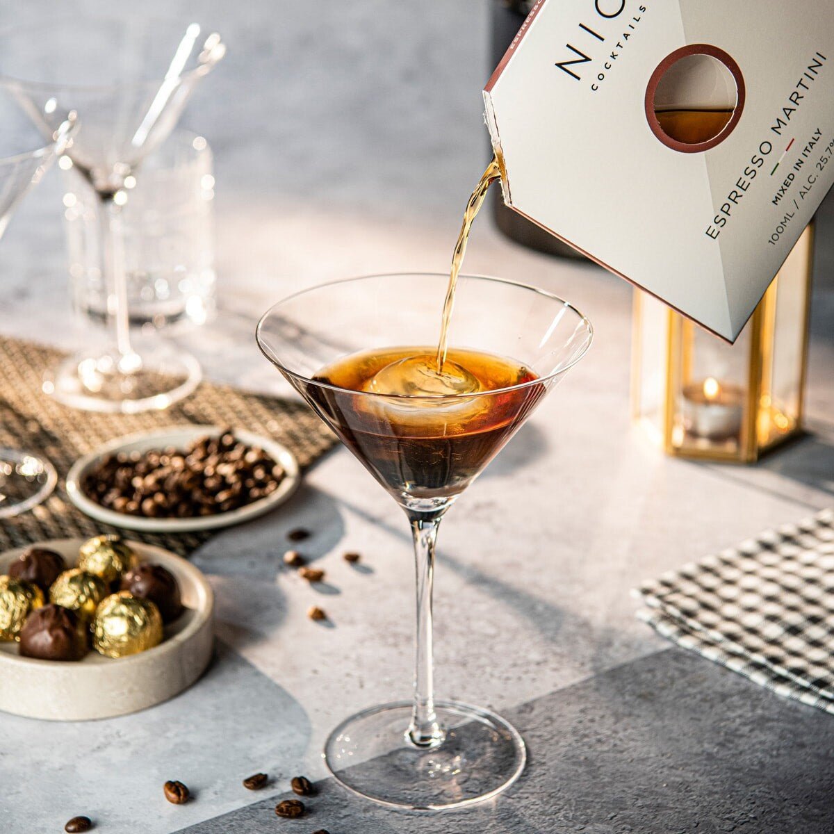 Nio Espresso Martini Cocktail 100ml - Biscuiteers