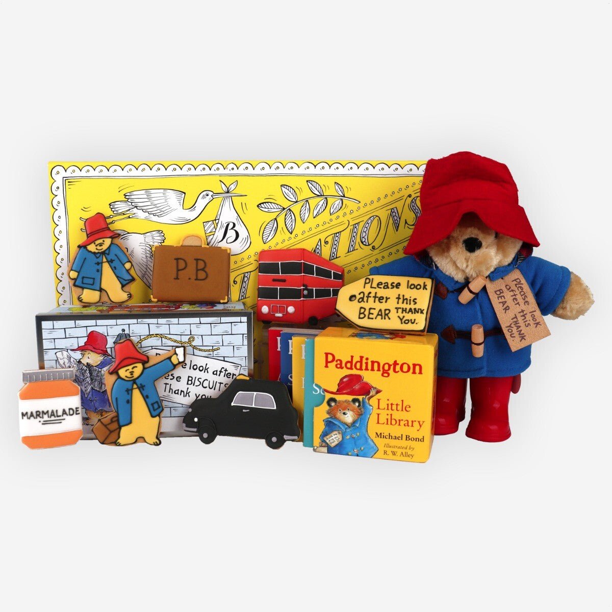 Paddington Bear Baby Gift Box - Biscuiteers