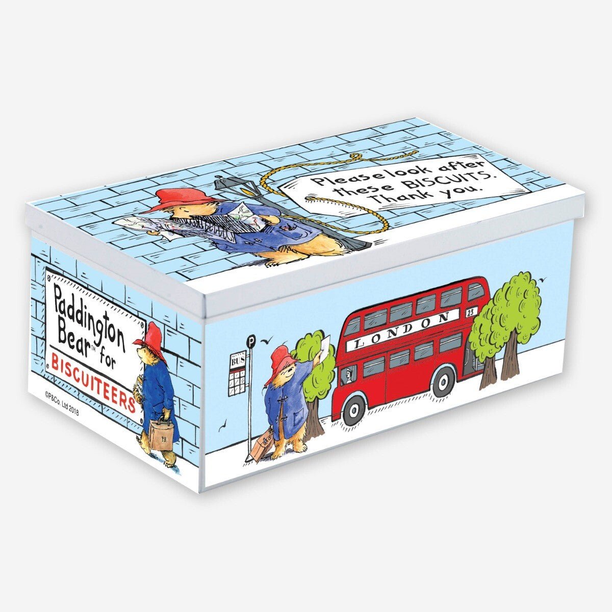 Paddington Bear™ Biscuit Tin - Biscuiteers