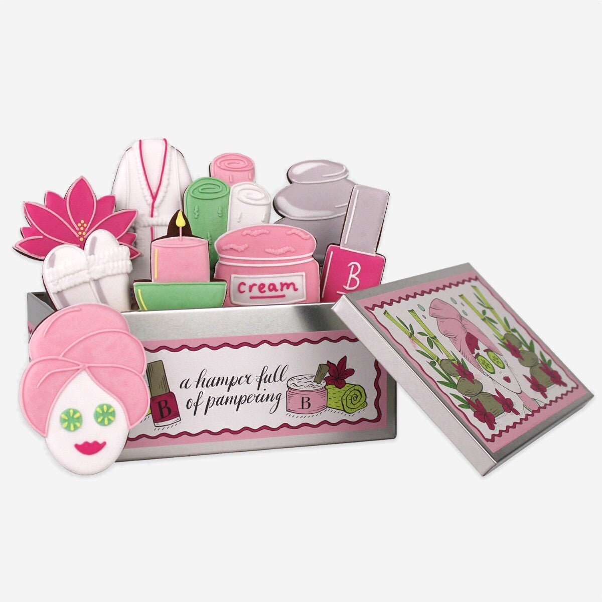 Pamper Hamper Biscuit Tin - Biscuiteers
