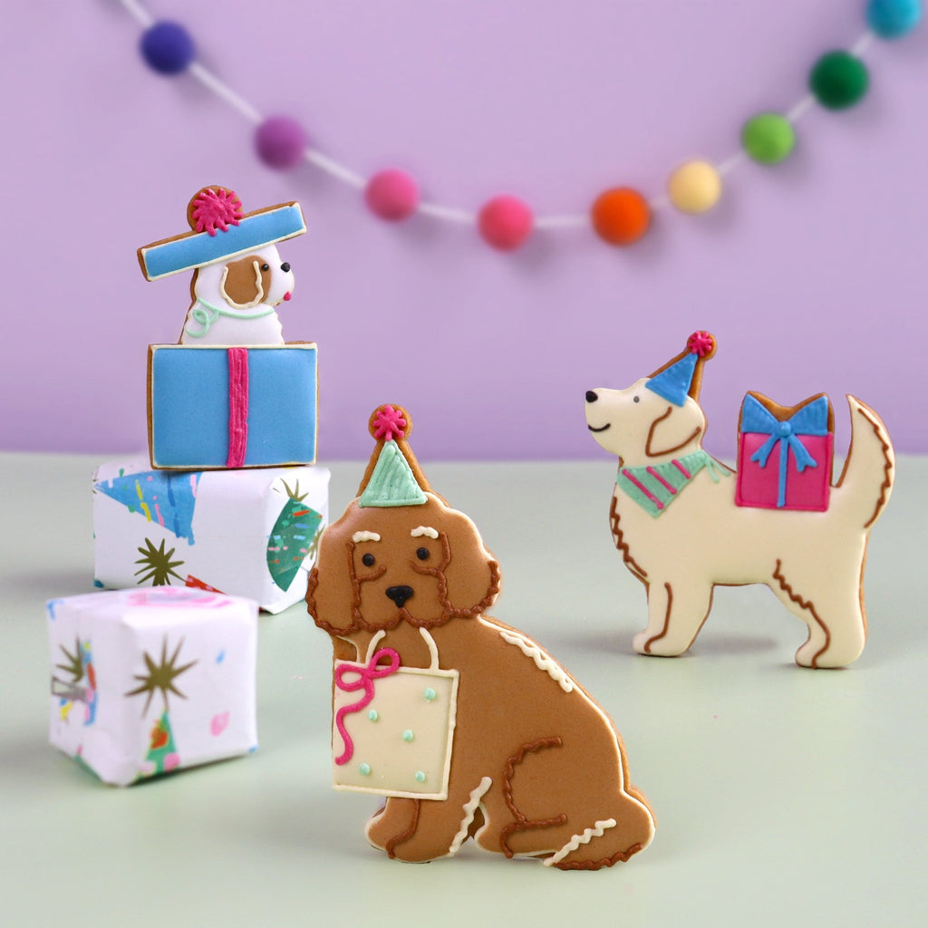 Party Pups Letterbox Biscuits - Biscuiteers
