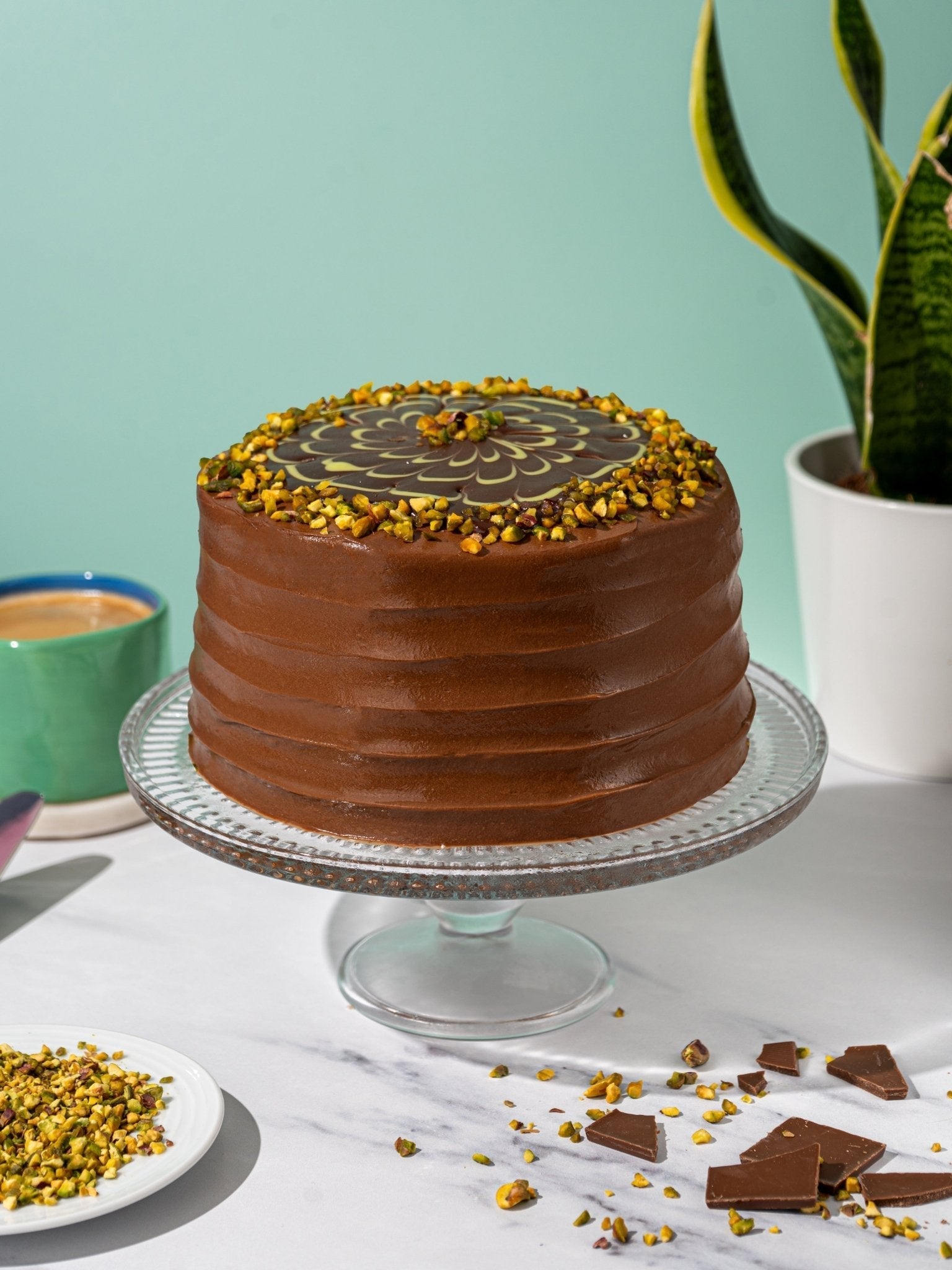 Patisserie Valerie Dubai Chocolate Cake - Biscuiteers