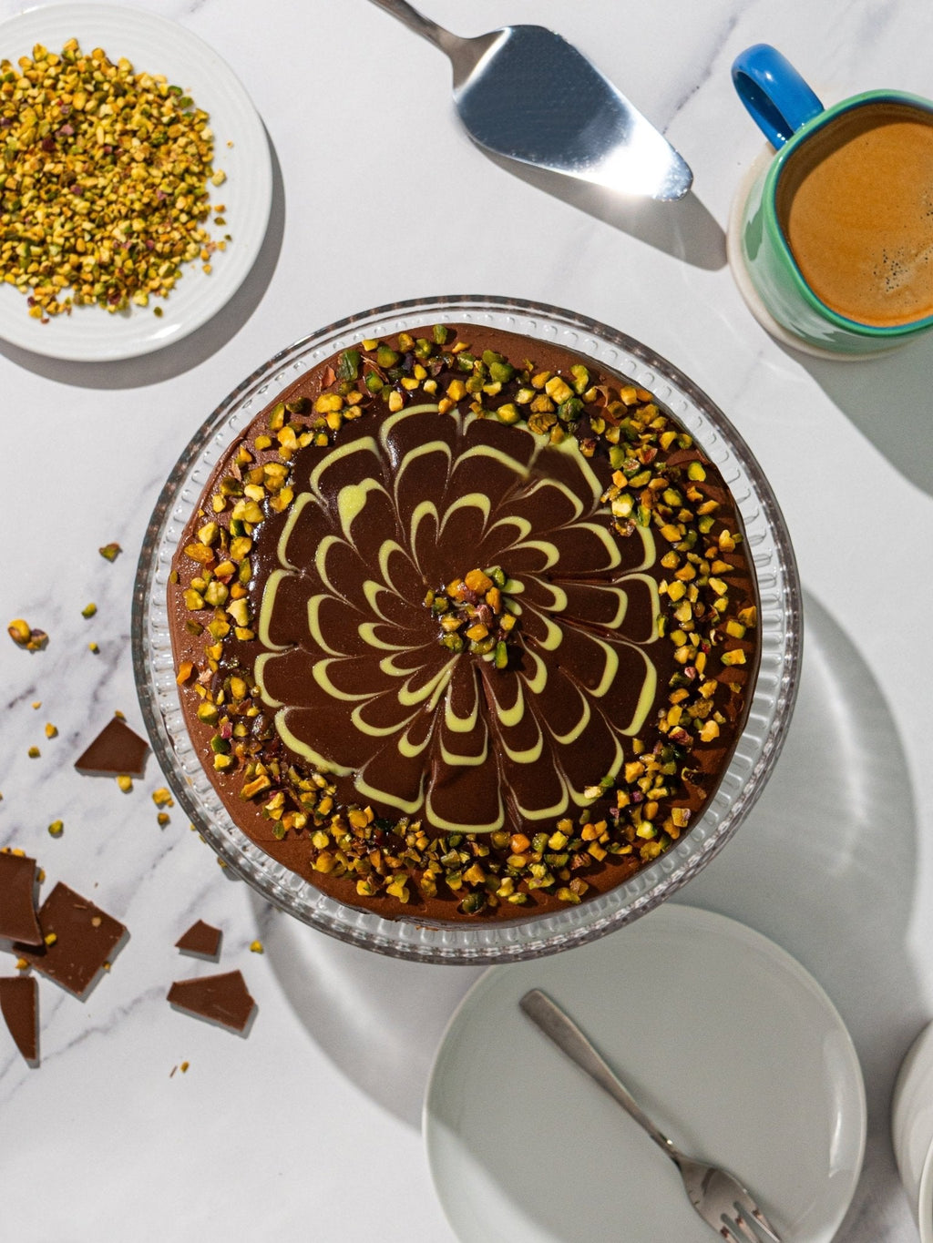 Patisserie Valerie Dubai Chocolate Cake - Biscuiteers