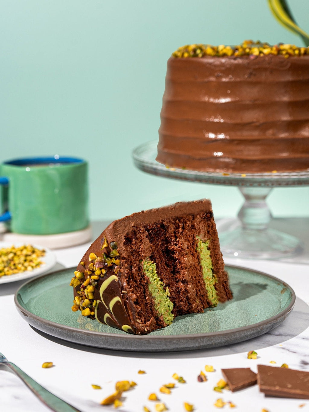 Patisserie Valerie Dubai Chocolate Cake - Biscuiteers