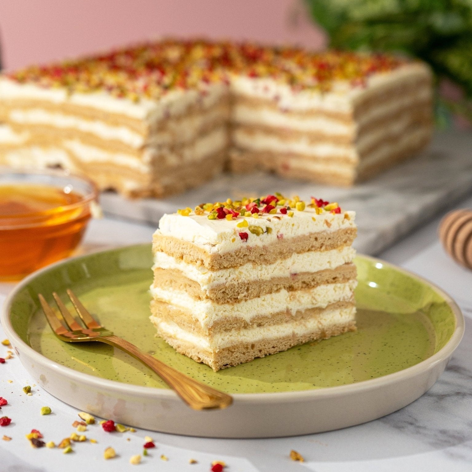 Patisserie Valerie Honey Cake - Biscuiteers