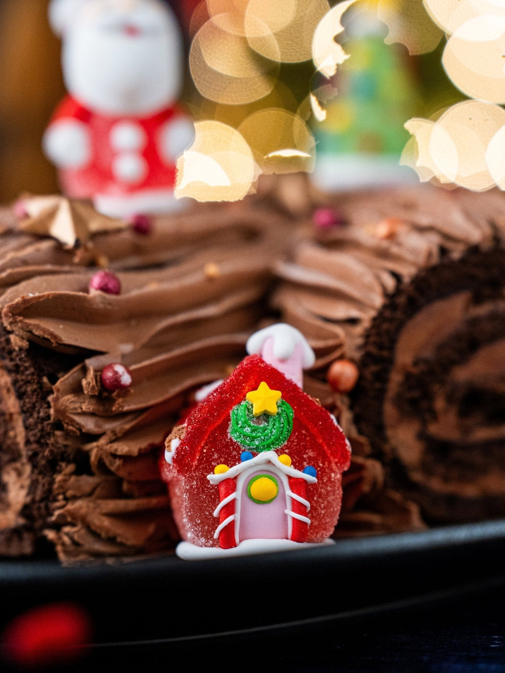 Patisserie Valerie Luxury Chocolate Yule Log - Biscuiteers