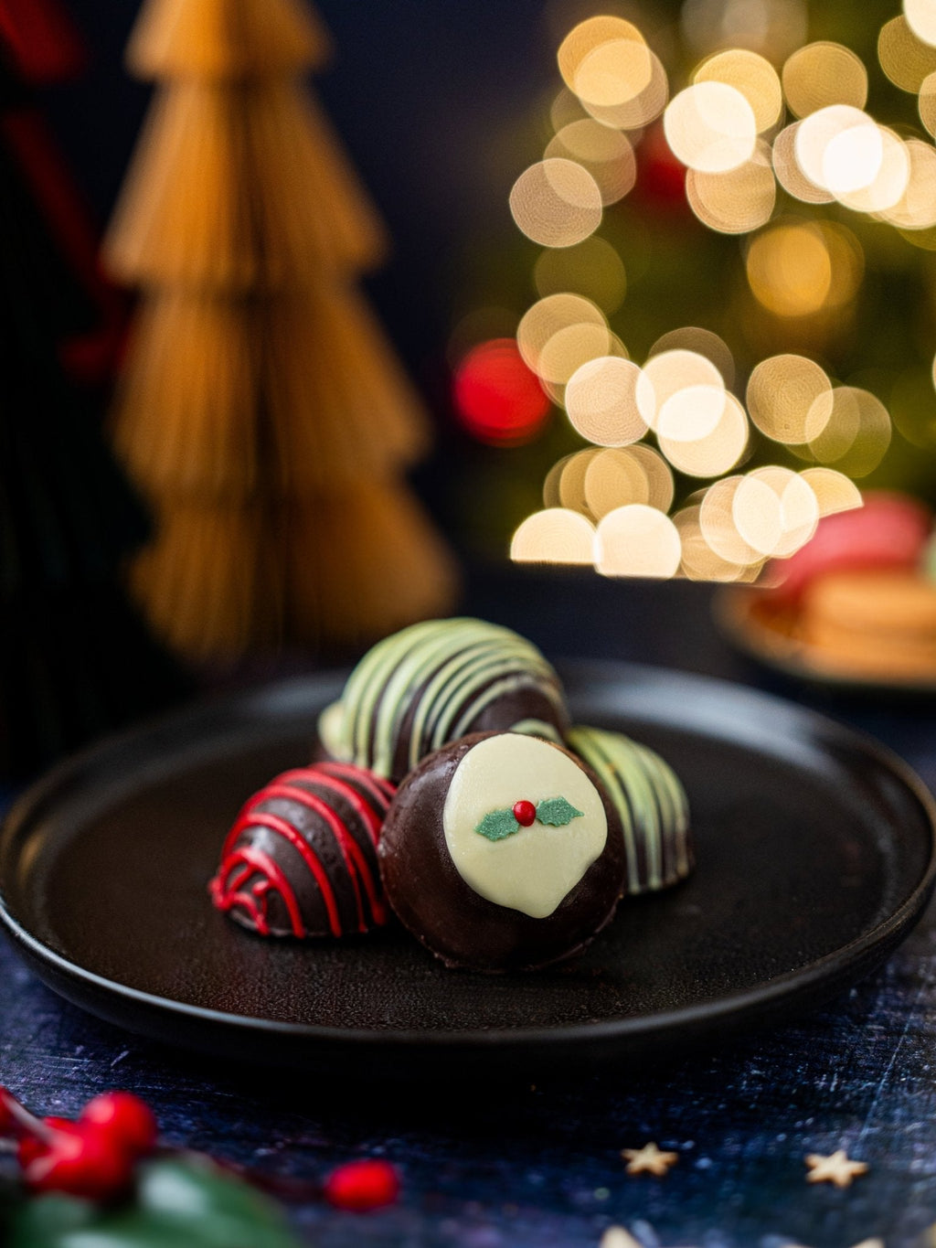 Patisserie Valerie Luxury Christmas Cake Bites - Biscuiteers