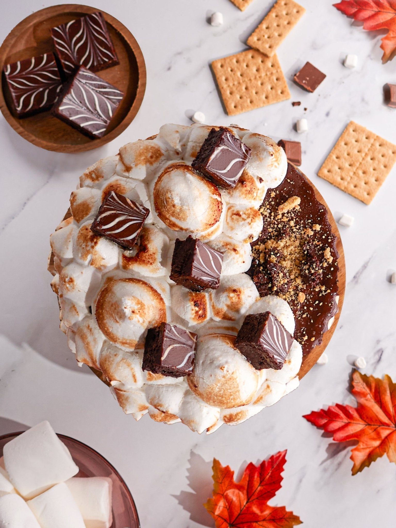 Patisserie Valerie S'mores Cake - Biscuiteers