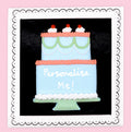 Personalised Birthday Cake Letterbox Biscuit - Biscuiteers