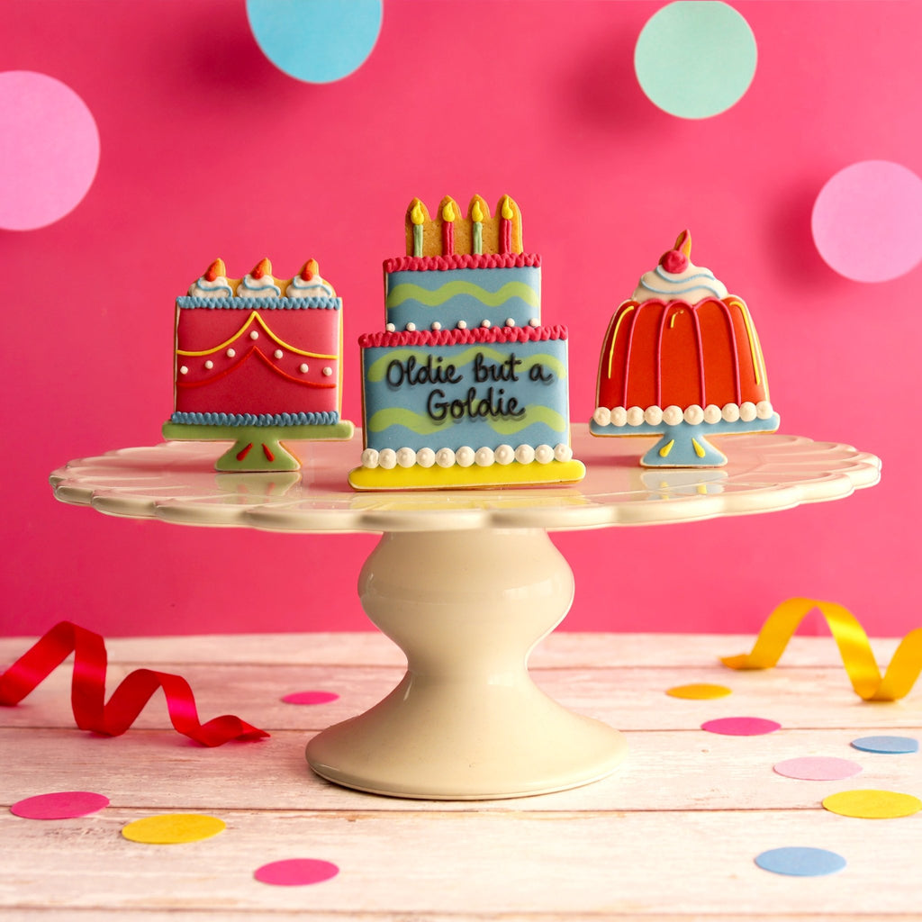 Personalised Birthday Cakes Letterbox Biscuits - Biscuiteers