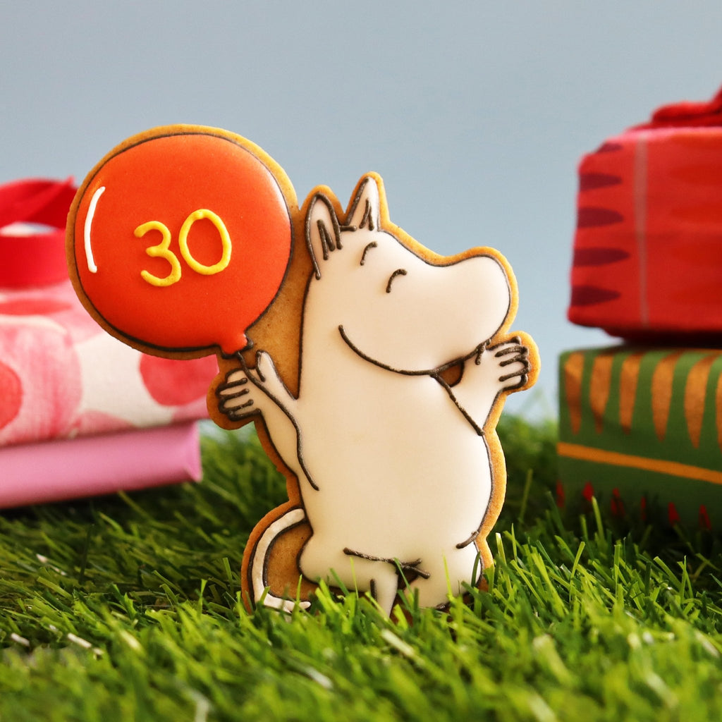 Personalised Birthday Moomin Letterbox Biscuit - Biscuiteers