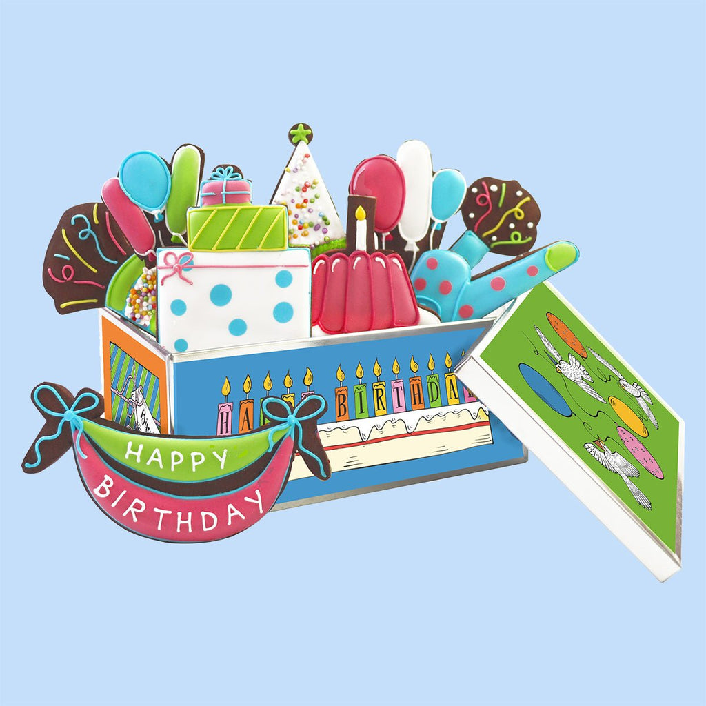 Personalised Birthday Surprises Biscuit Tin - Biscuiteers