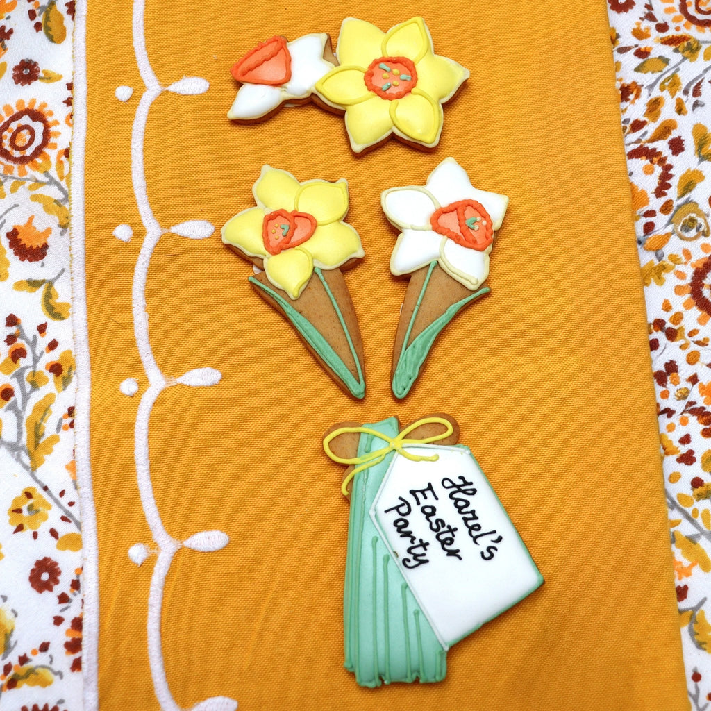 Personalised Bunch of Daffodils Letterbox Biscuits - Biscuiteers