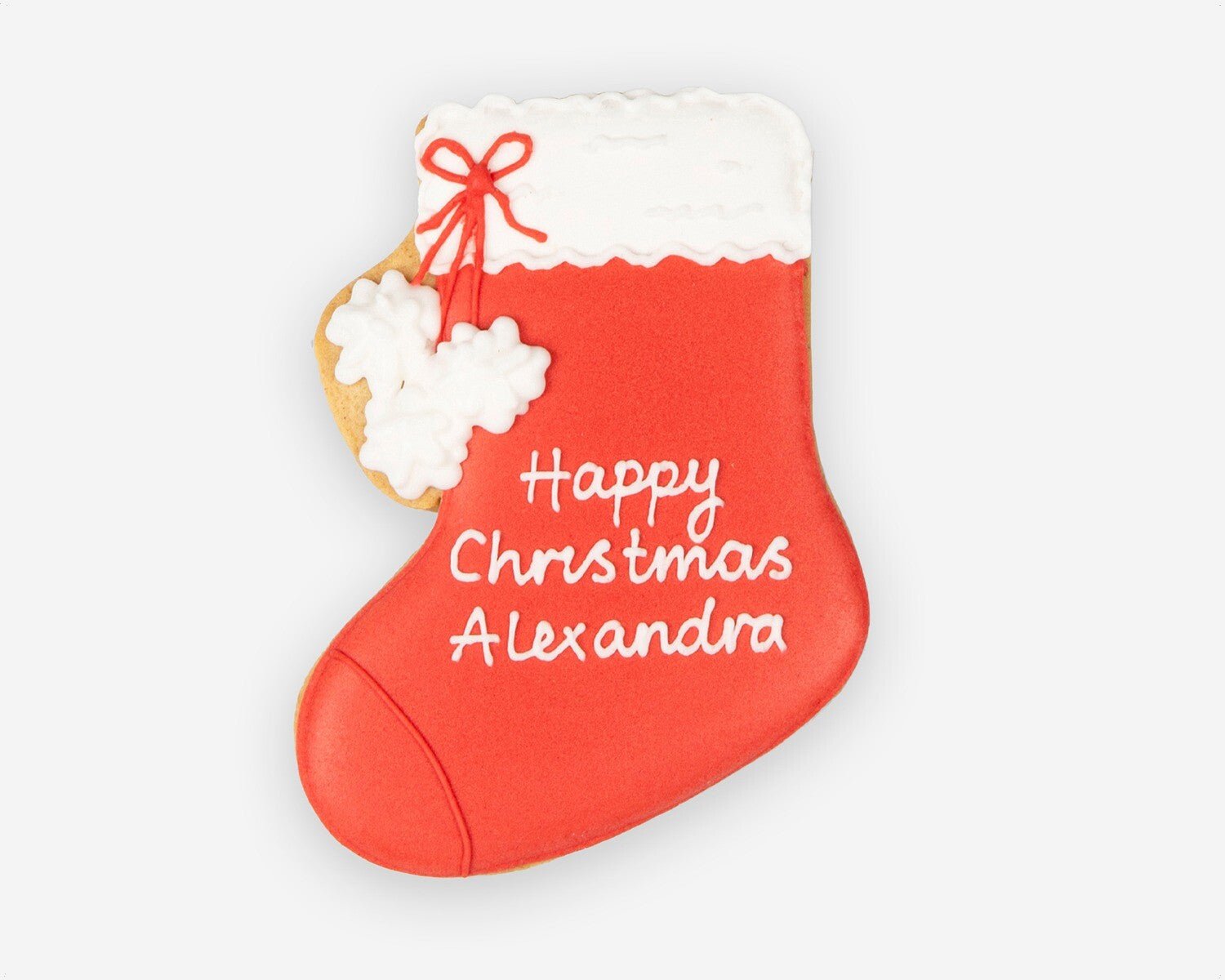 Personalised Christmas Stocking Biscuit - Biscuiteers
