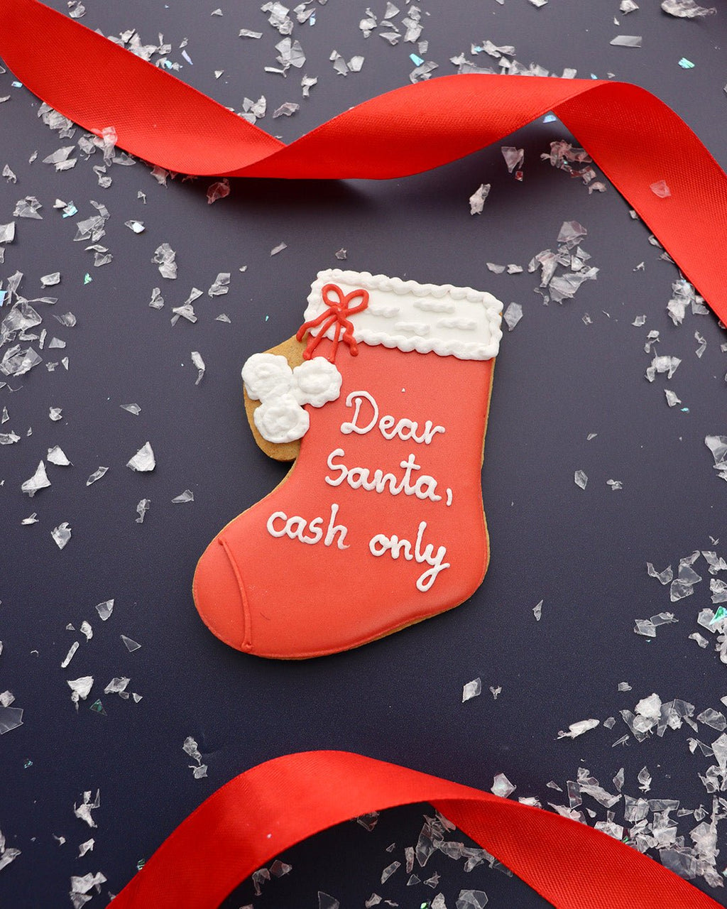 Personalised Christmas Stocking Biscuit - Biscuiteers