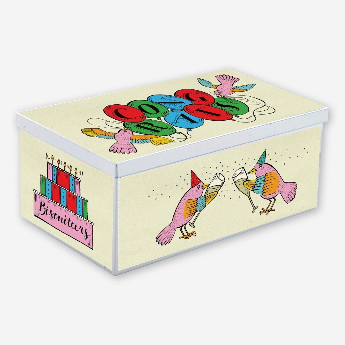 Personalised Congrats Biscuit Tin - Biscuiteers