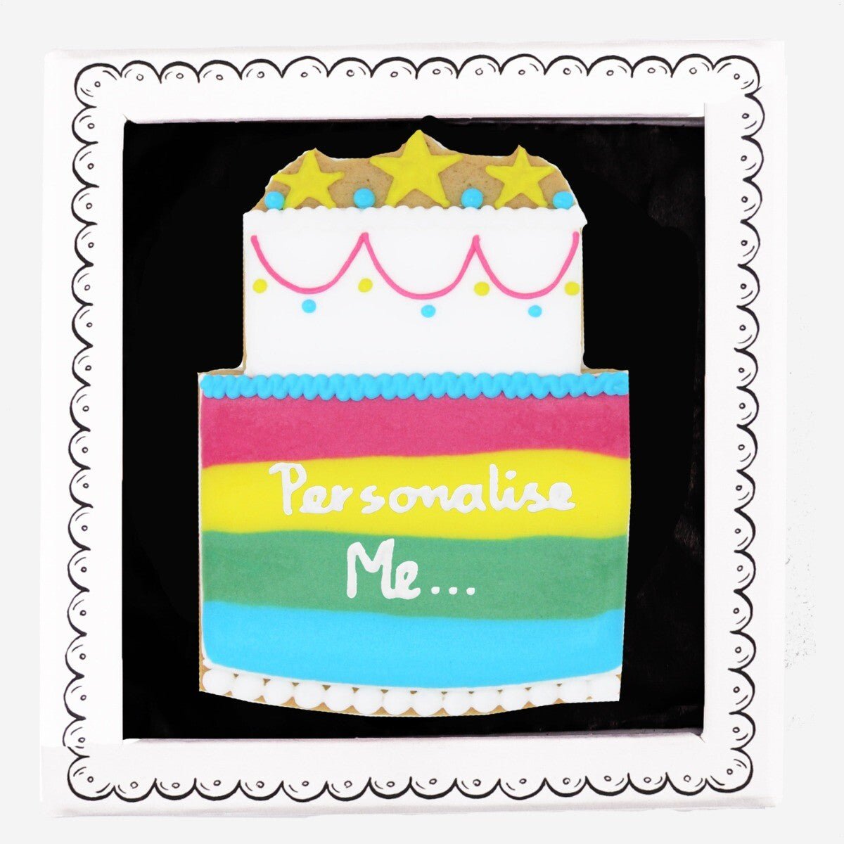 Personalised Congratulations Letterbox Biscuit