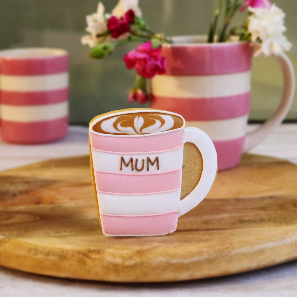 Personalised Cornishware Mug Letterbox Biscuit - Biscuiteers
