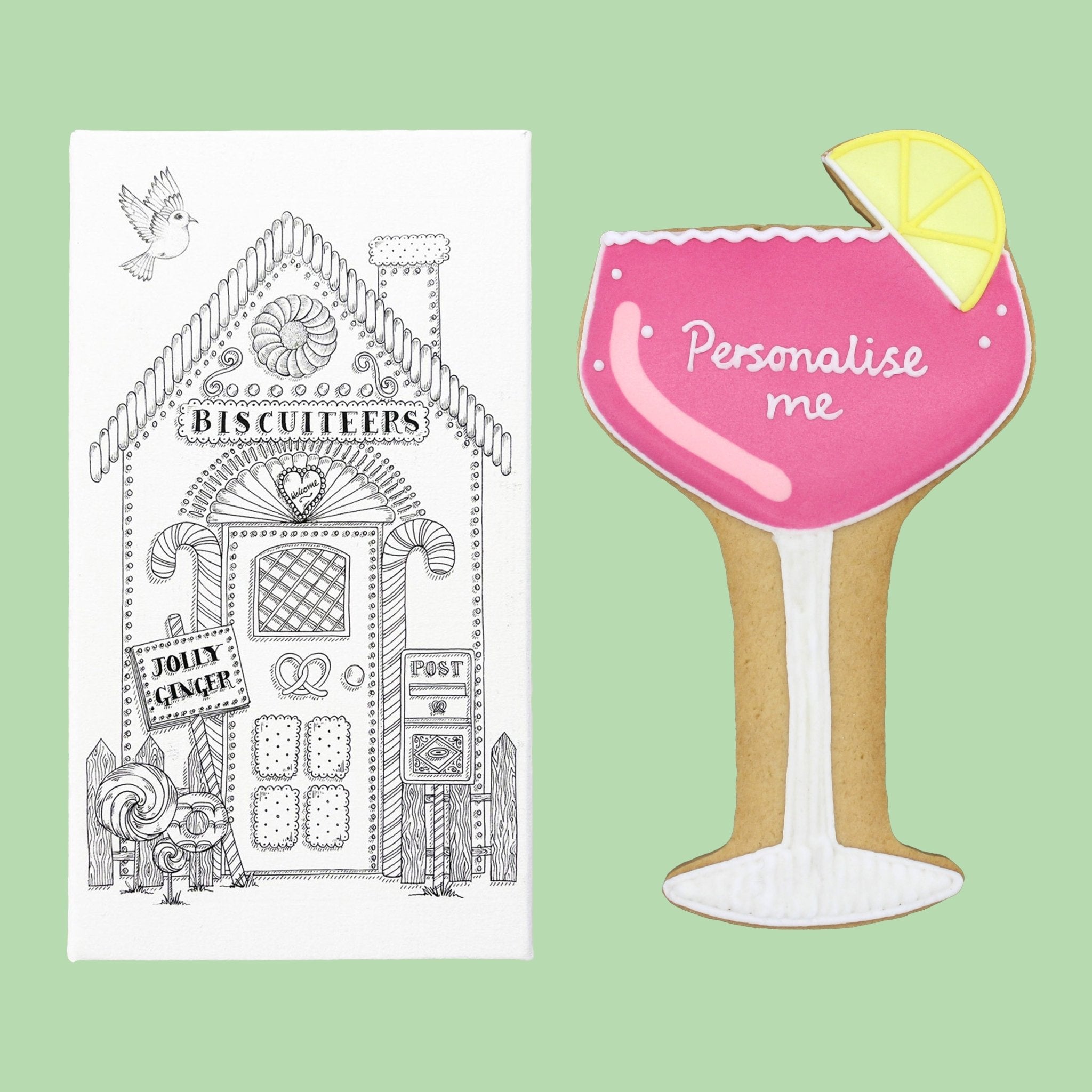 Personalised Cosmo Letterbox Biscuit - Biscuiteers