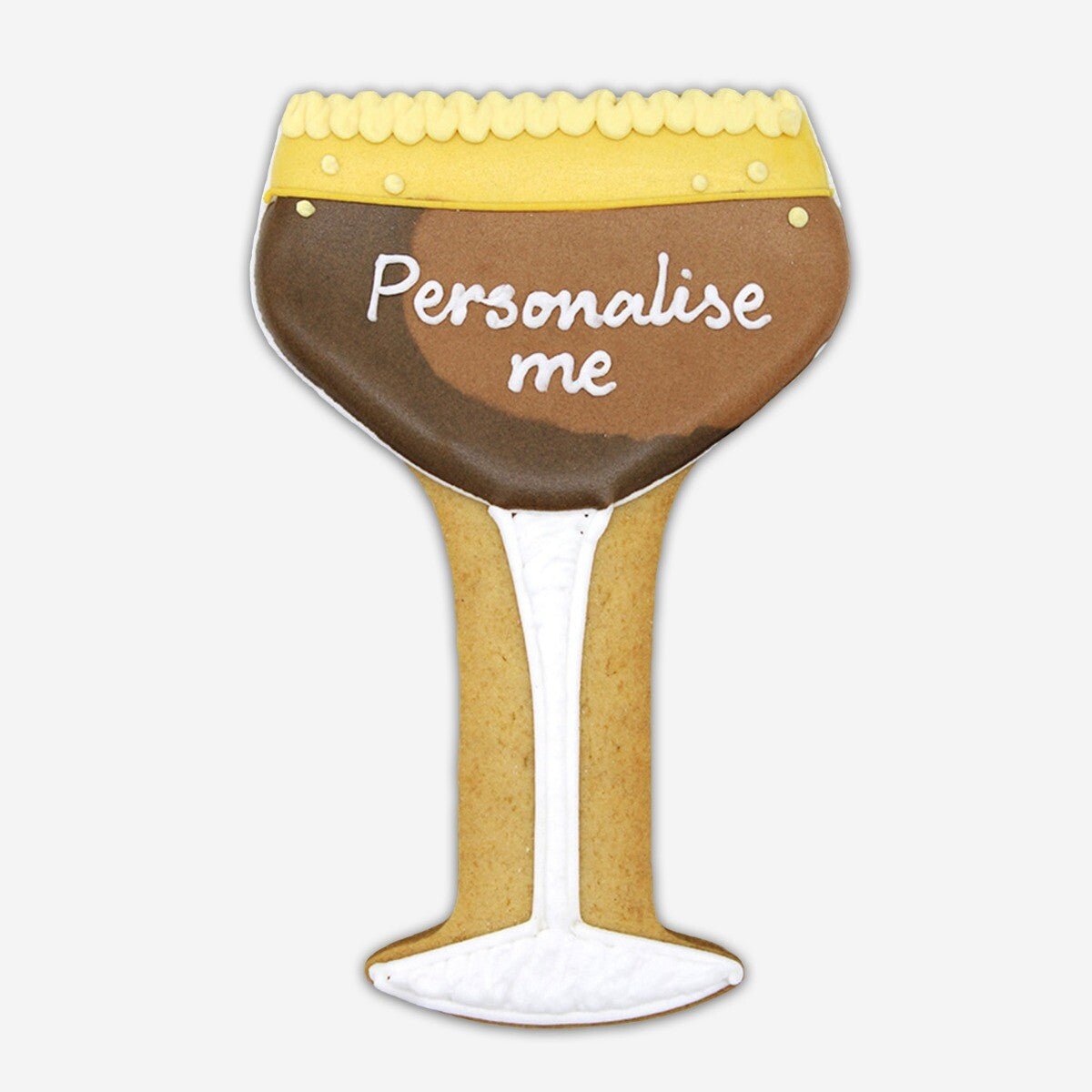 Personalised Espresso Martini Letterbox Biscuit - Biscuiteers