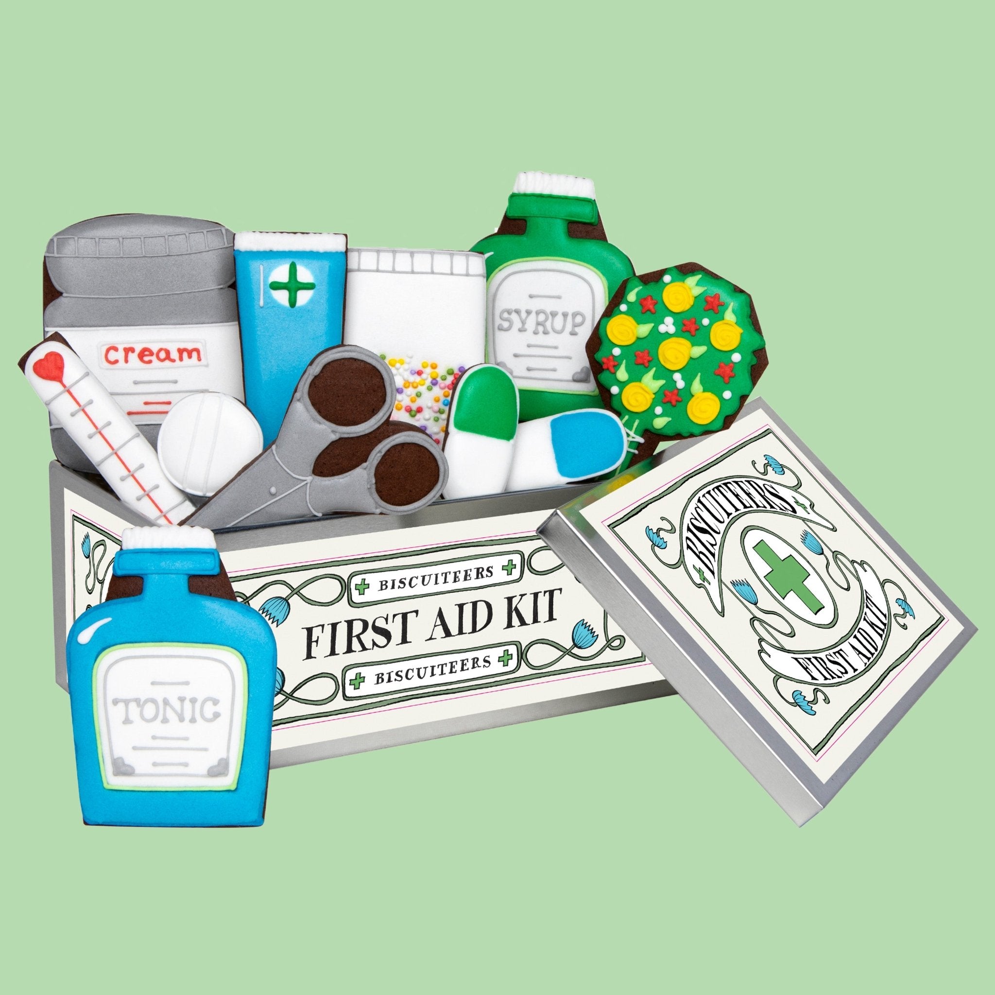 Personalised First Aid Biscuit Tin - Biscuiteers