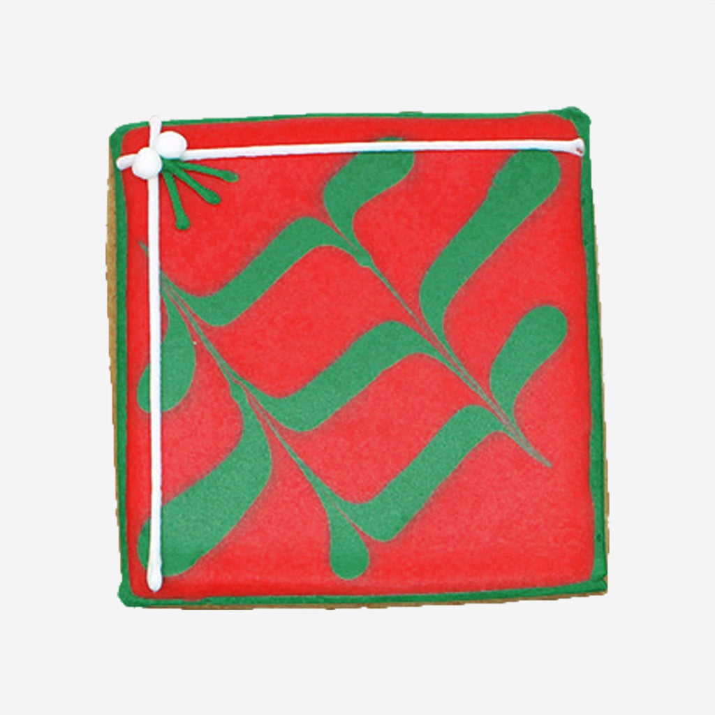 Personalised Gingerbread Happy Christmas Luxe Biscuit Tin - Biscuiteers