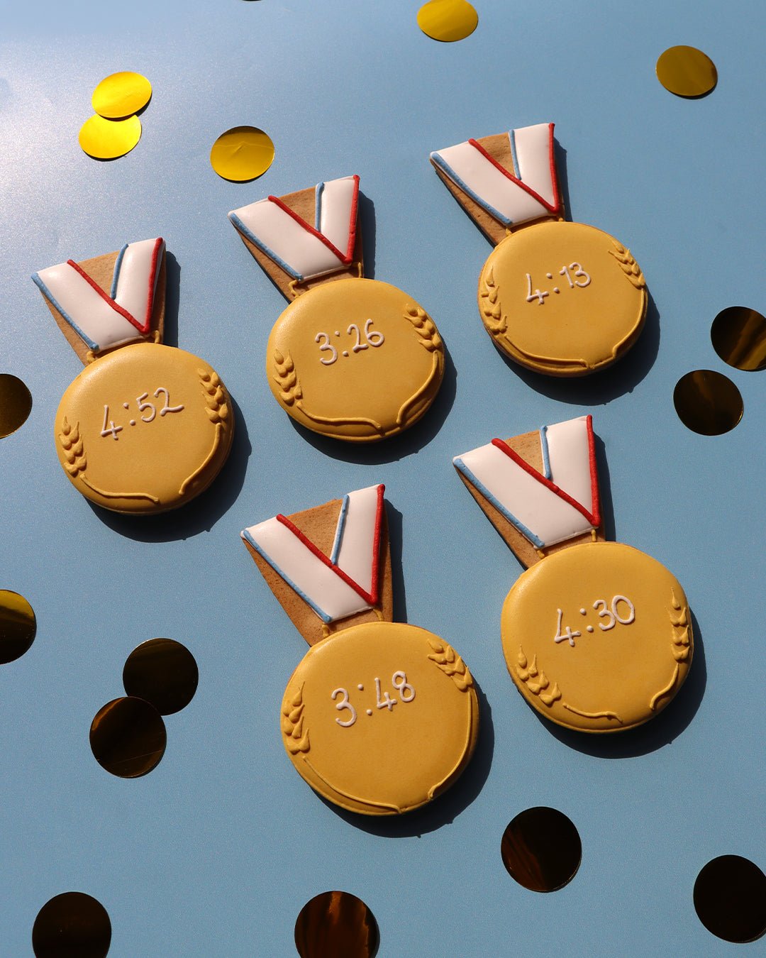 Personalised Gold Medal Letterbox Biscuit - Biscuiteers