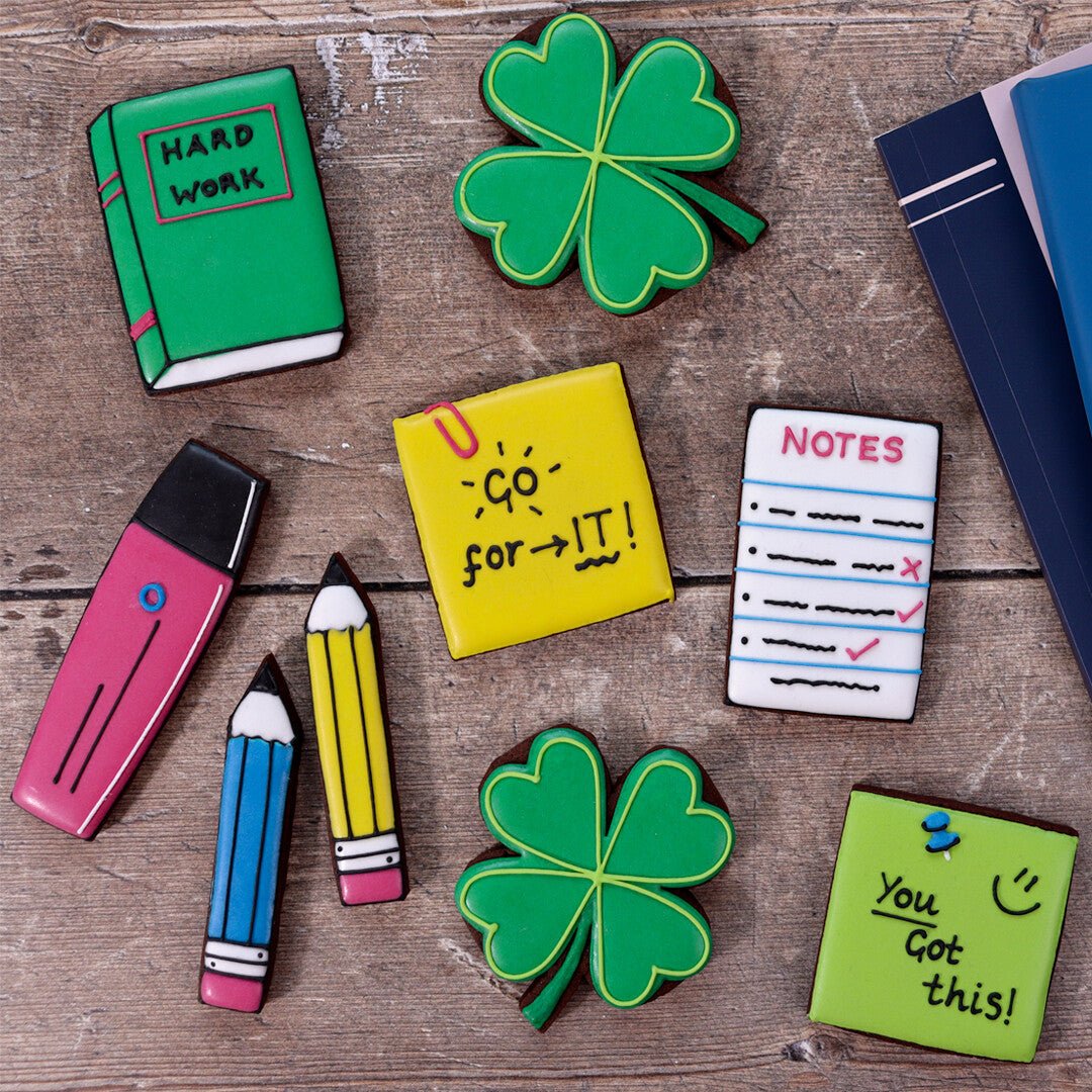 Personalised Good Luck Exams Biscuit Tin - Biscuiteers