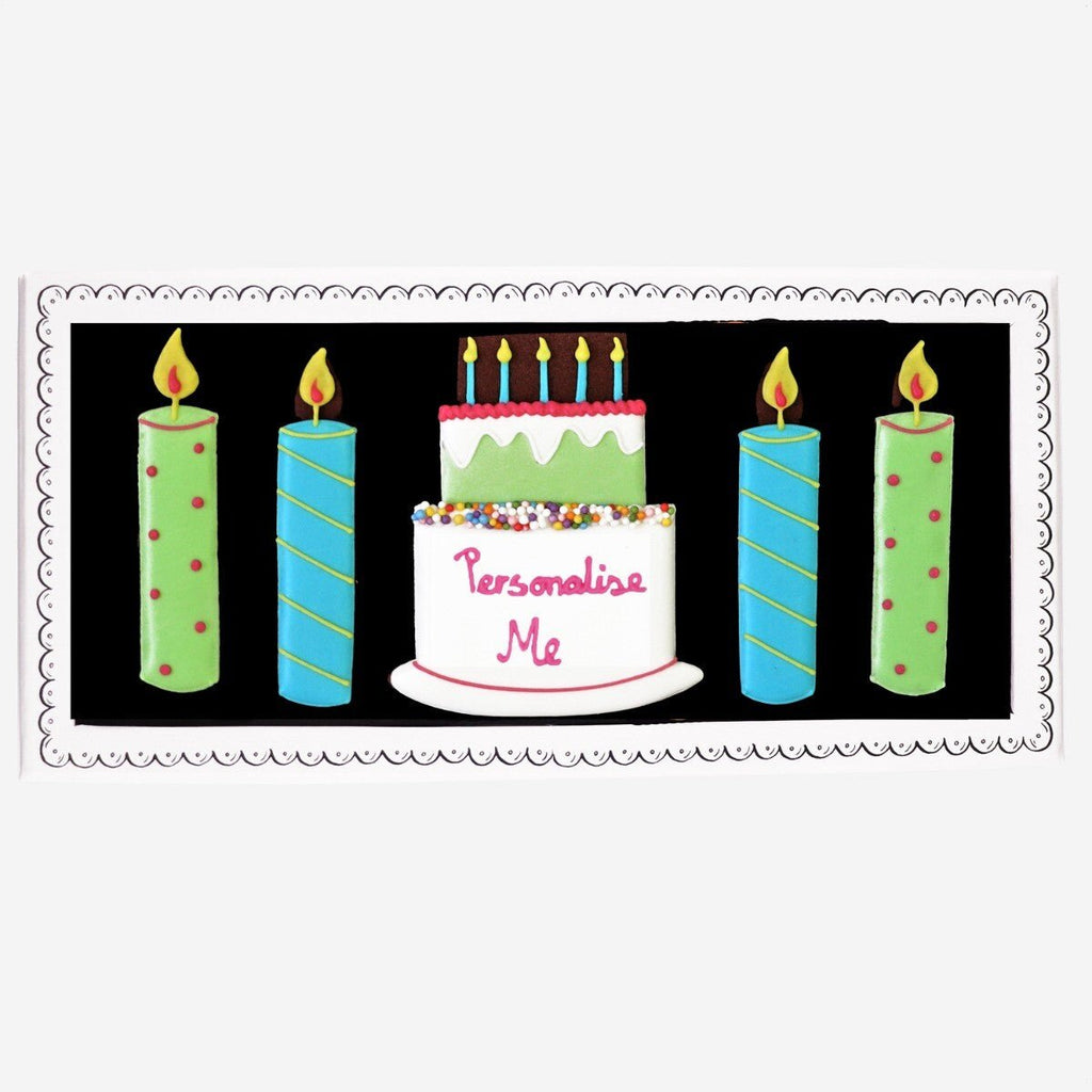 Personalised Happy Birthday Letterbox Biscuits - Biscuiteers