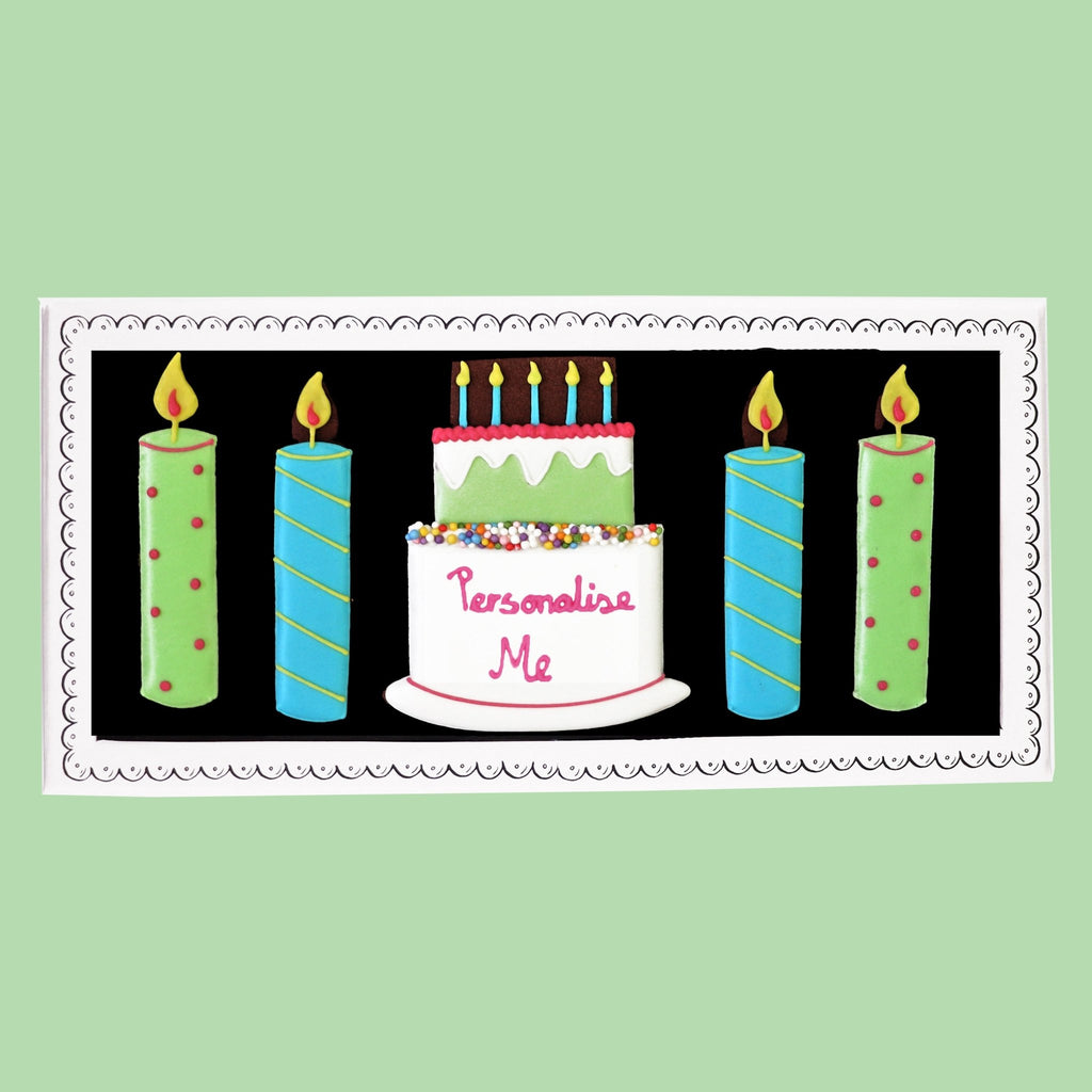 Personalised Happy Birthday Letterbox Biscuits - Biscuiteers