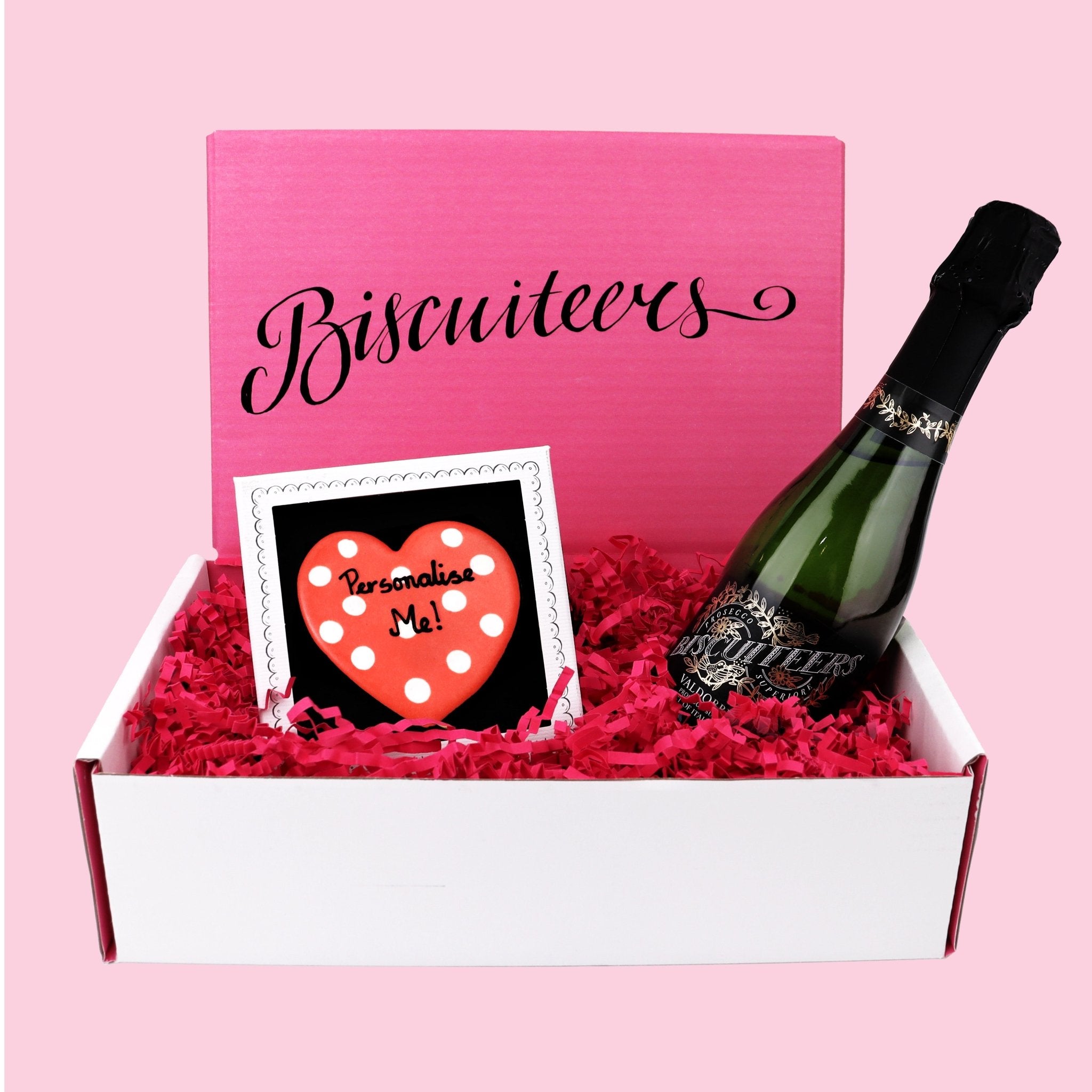 Personalised I Love You Mini Gift Box - Biscuiteers