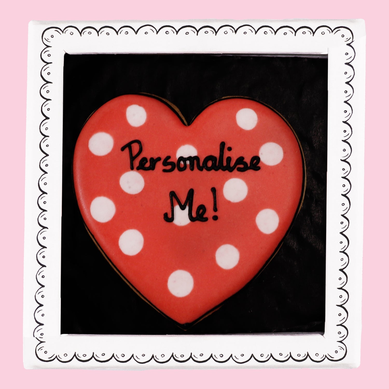 Personalised I Love You Mini Gift Box - Biscuiteers