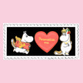 Personalised Moomintroll & Snorkmaiden Anniversary Letterbox Biscuits - Biscuiteers