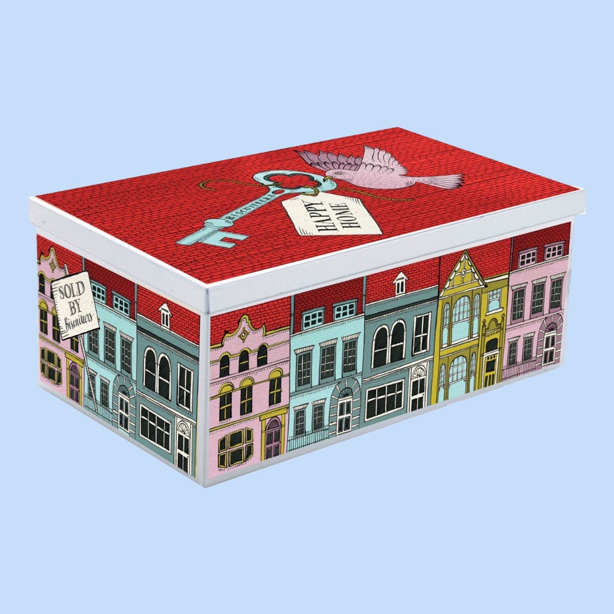 Personalised New Home Biscuit Tin - Biscuiteers