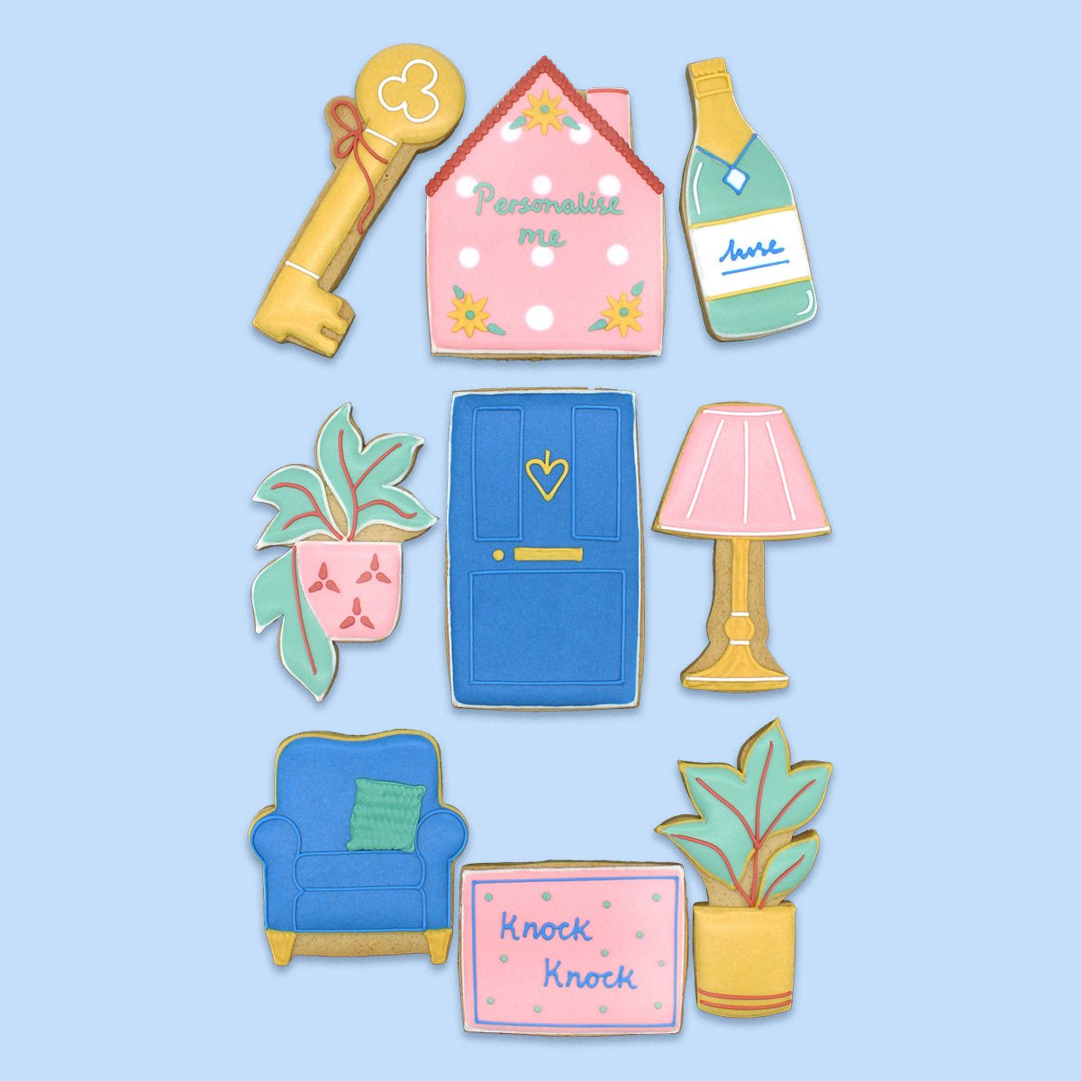 Personalised New Home Biscuit Tin - Biscuiteers