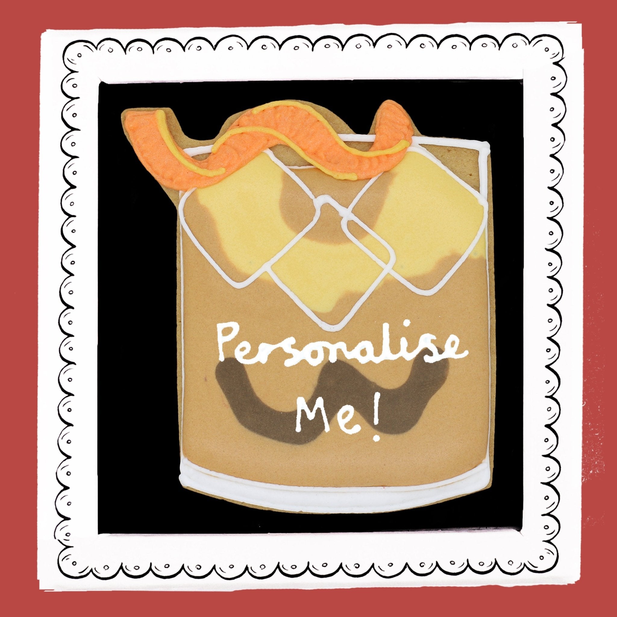 Personalised Old Fashioned Letterbox Biscuit - Biscuiteers