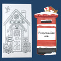 Personalised Post Box Letterbox Biscuit - Biscuiteers