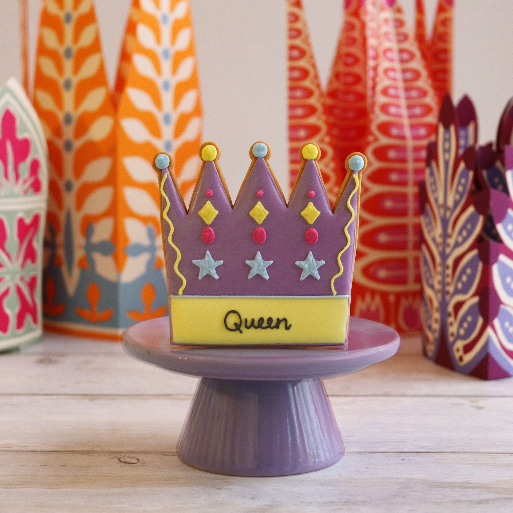 Personalised Royally Good Birthday Letterbox Biscuit - Biscuiteers